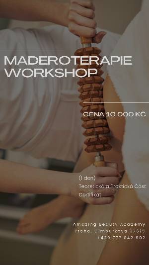 Maderoterapie je speciální masážní technika, která napomáhá odstraňování celulitidy. Praha. Amazing Beauty Academy